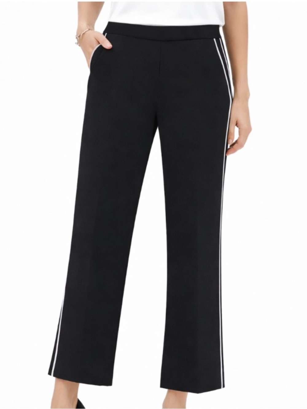 Banana Republic Blake Crop Wide Leg Trousers